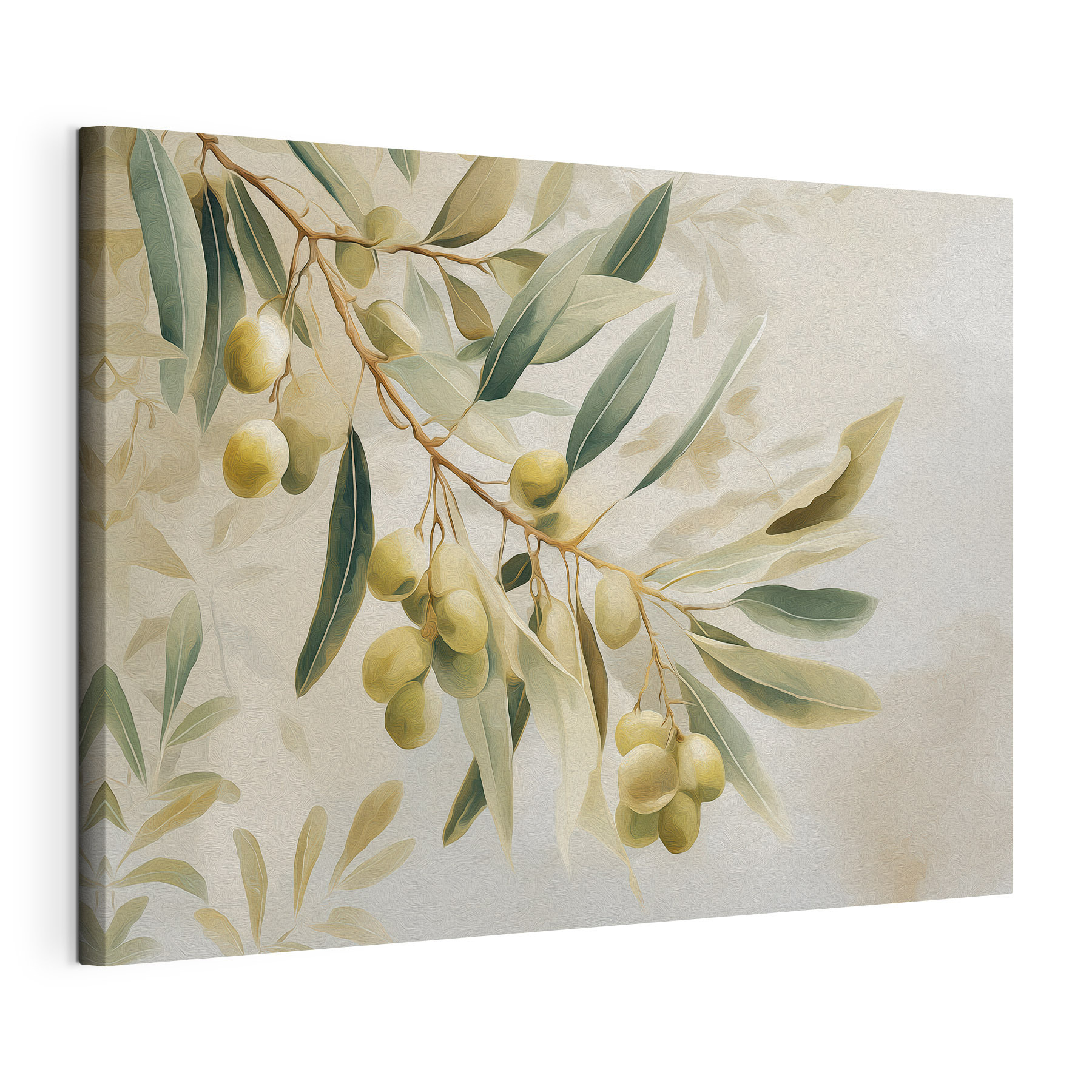 Delicate branch with subtle leaves