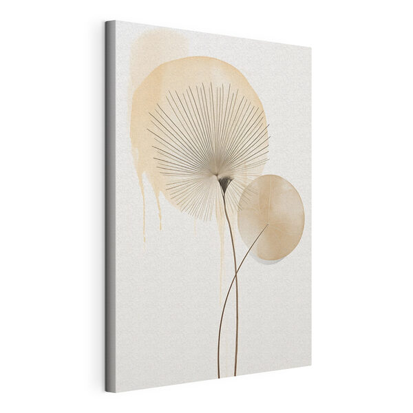 Canvas Schilderijen Canvas Schilderijen Verfijnde vormen in zachte kleuren (Artikelnummer: s49999)