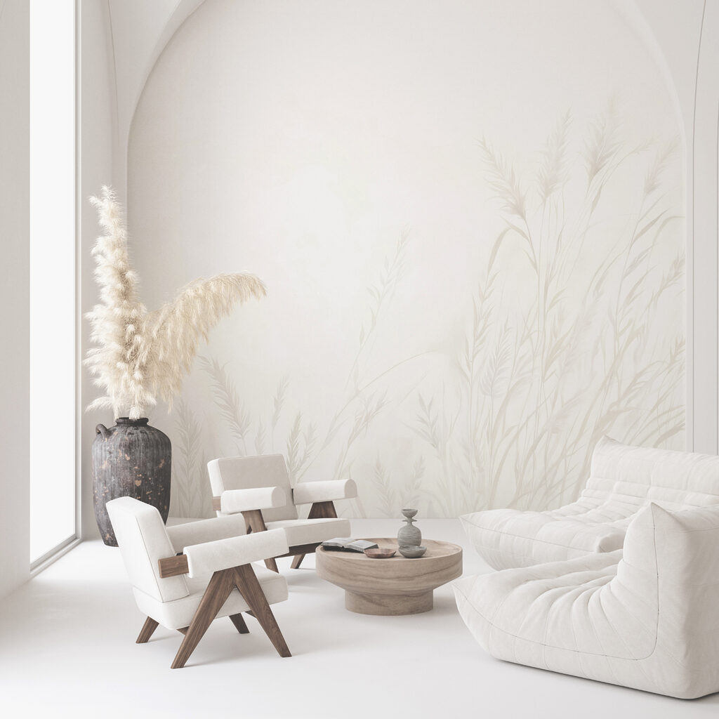 Witte achtergrond met gras Witte achtergrond met gras