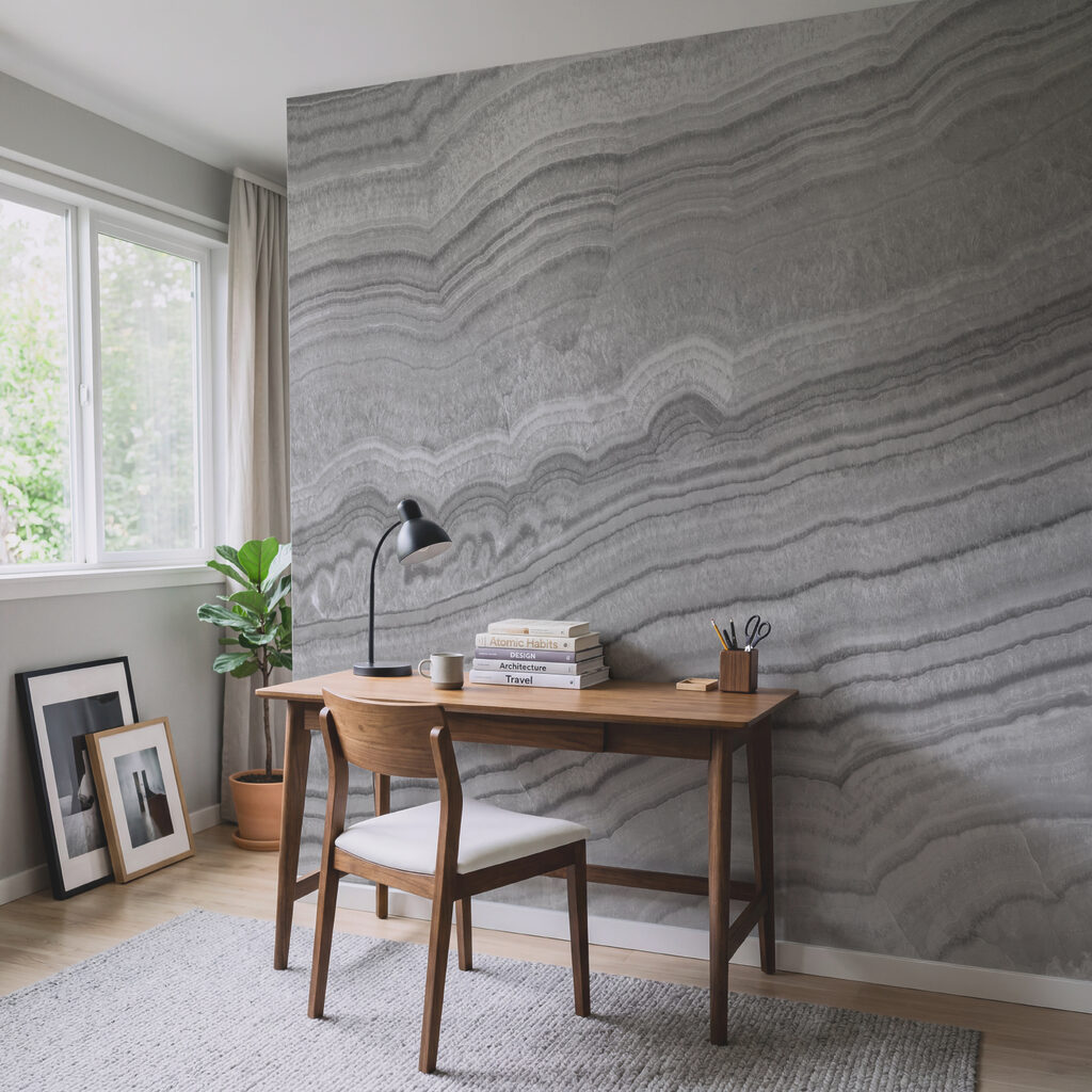 Natuurlijke golven in een monochroom ontwerp Natuurlijke golven in een monochroom ontwerp