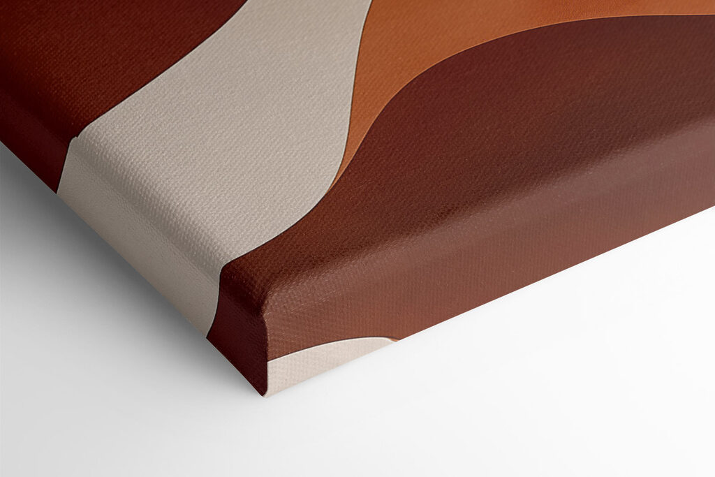 Brown and white wavy pattern Brown and white wavy pattern