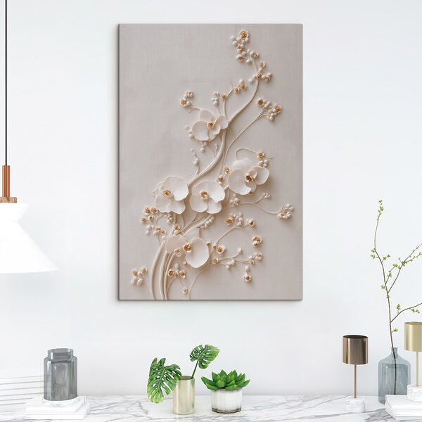 Delicate blooms against a soft backdrop