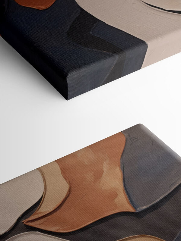 Abstract forms in harmonious colors