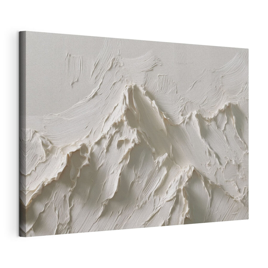 White wall with a mountain in the background White wall with a mountain in the background