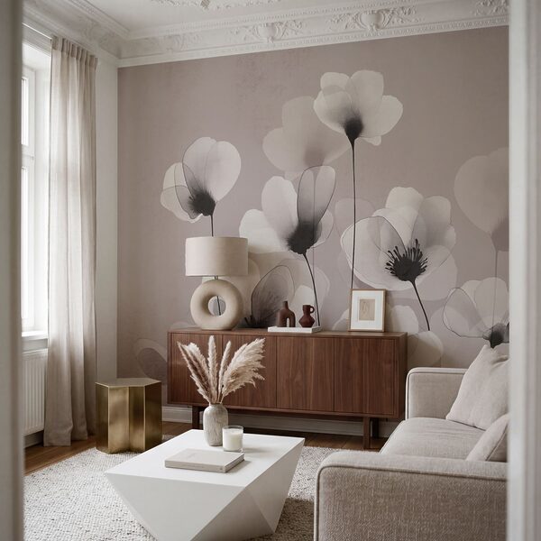 Groep witte bloemen Groep witte bloemen