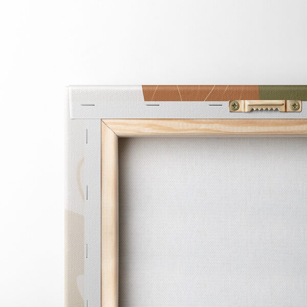 Flowing lines in earthy tones