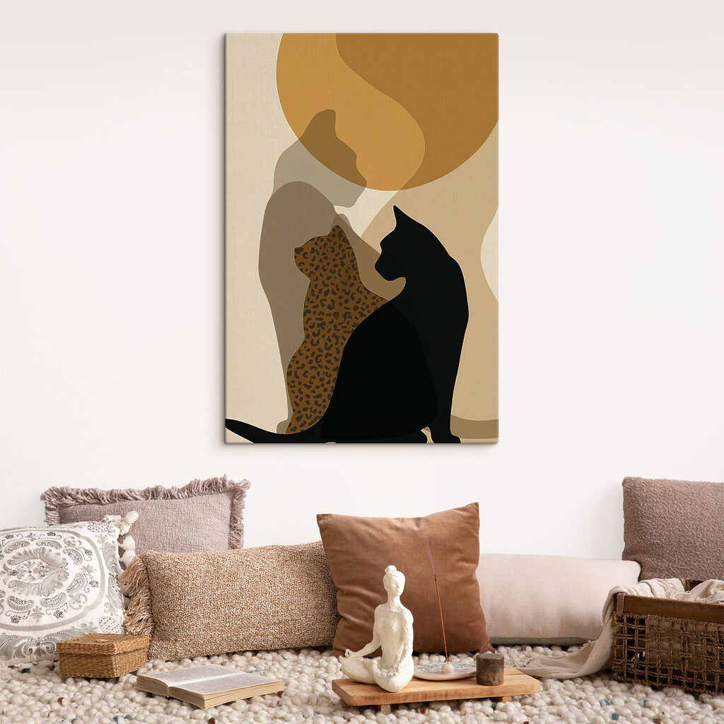 Cat and a leopard