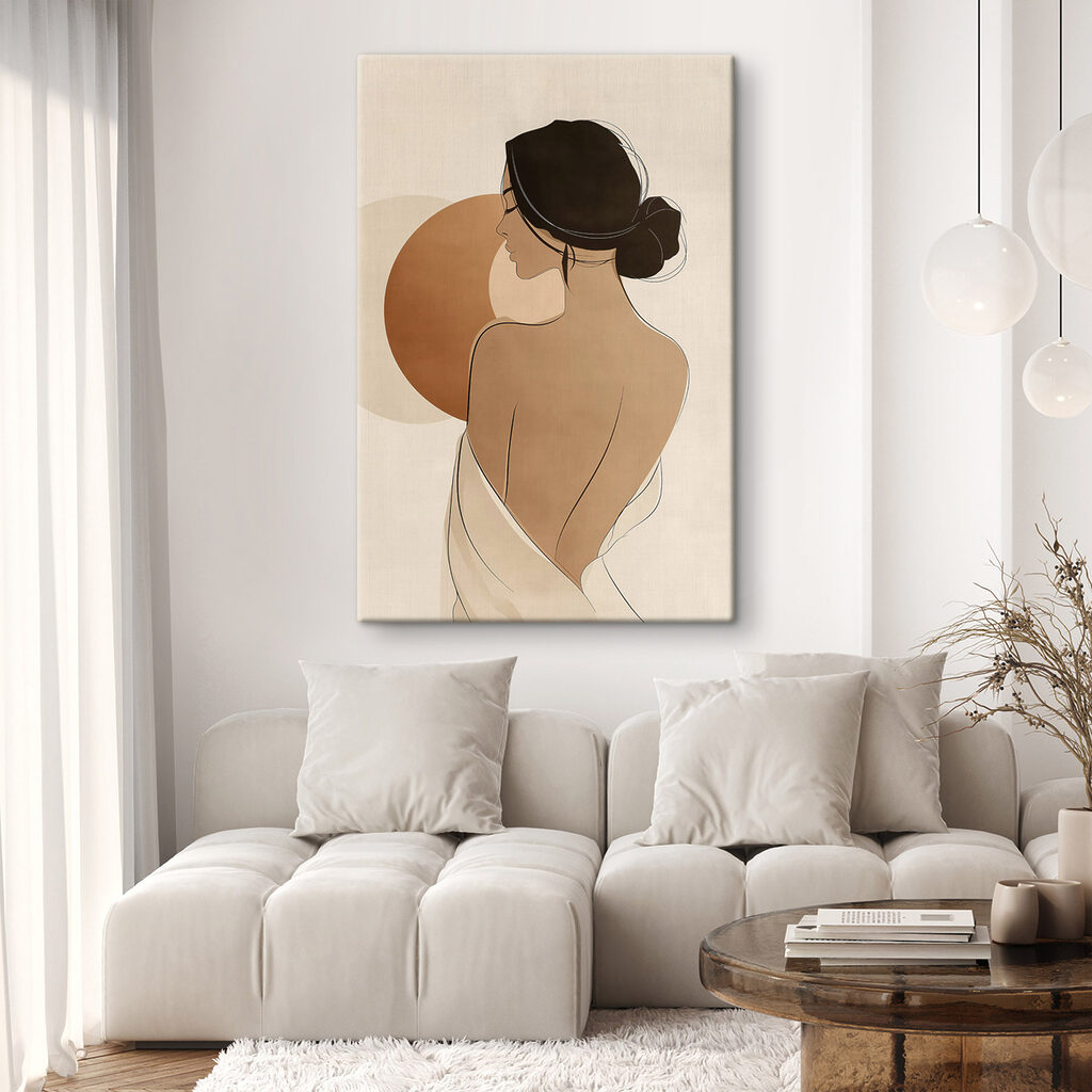Woman with her back turned Woman with her back turned