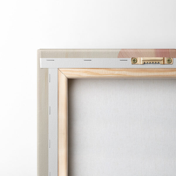 Delicate pastel leaves in soft hues