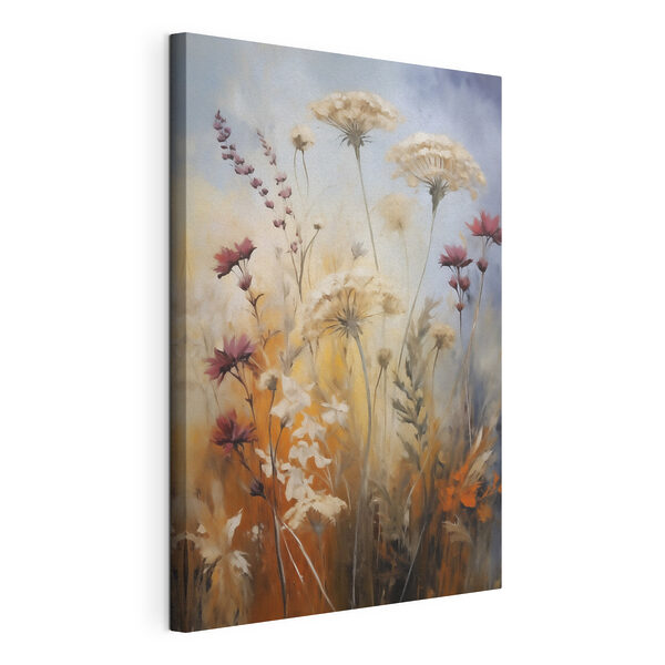 Painting of flowers and plants