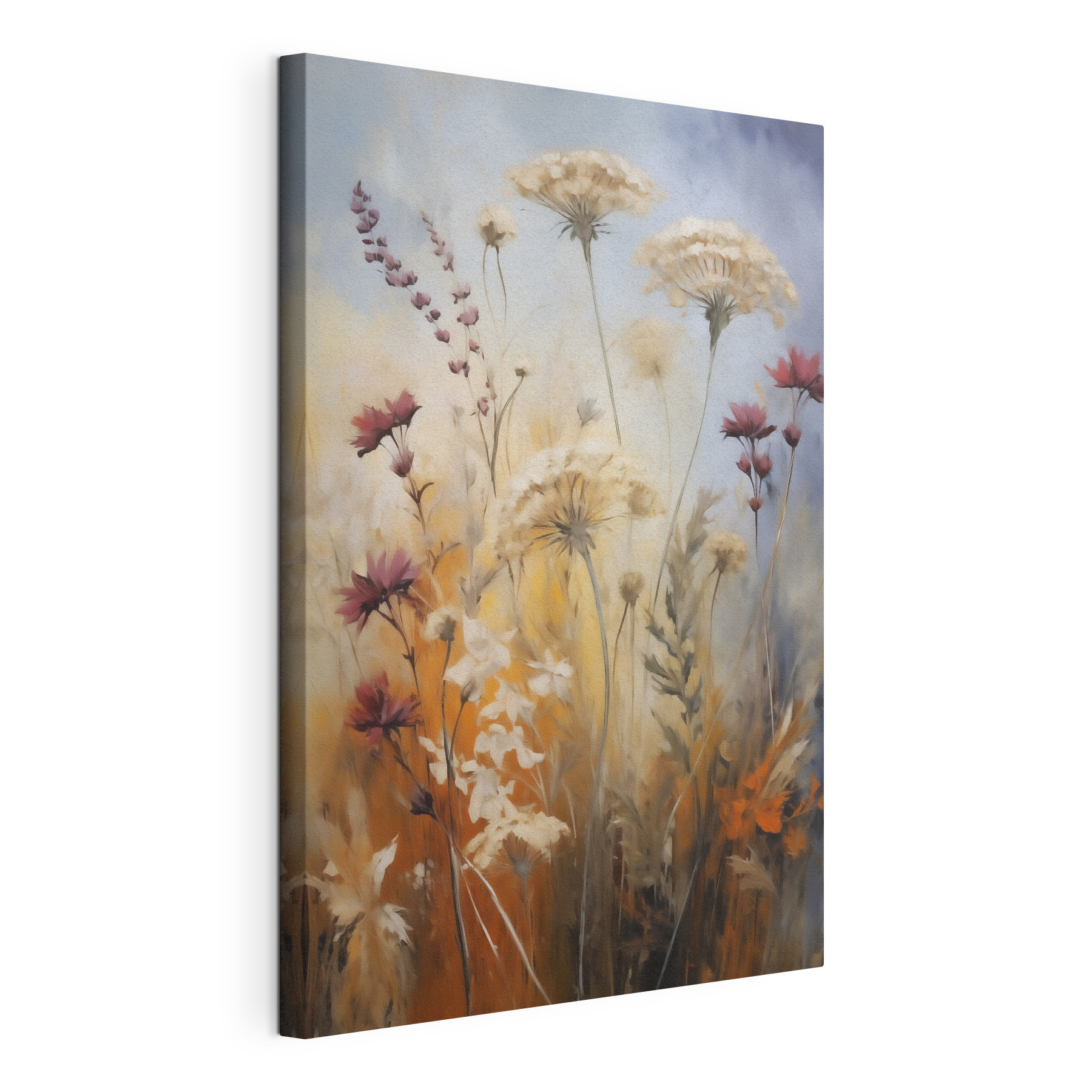 Painting of flowers and plants