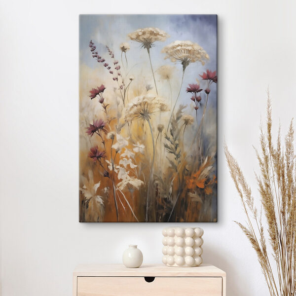 Painting of flowers and plants