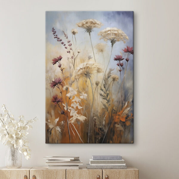 Painting of flowers and plants