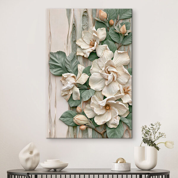 Delicate blooms with rich textures