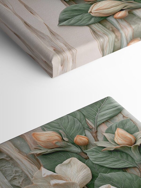 Delicate blooms with rich textures