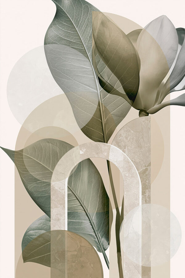 Soft foliage on a subtle background Soft foliage on a subtle background