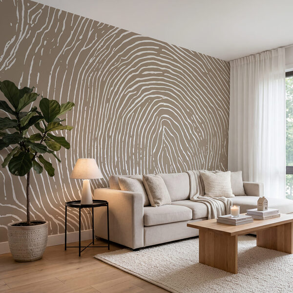 Natuurlijke lijnen zorgen voor een uniek patroon Natuurlijke lijnen zorgen voor een uniek patroon