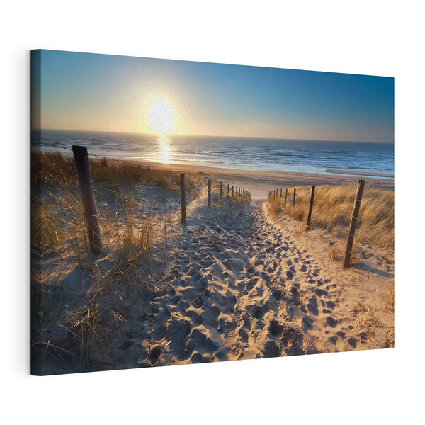 Pad naar het strand Canvas Schilderijen Pad naar het strand