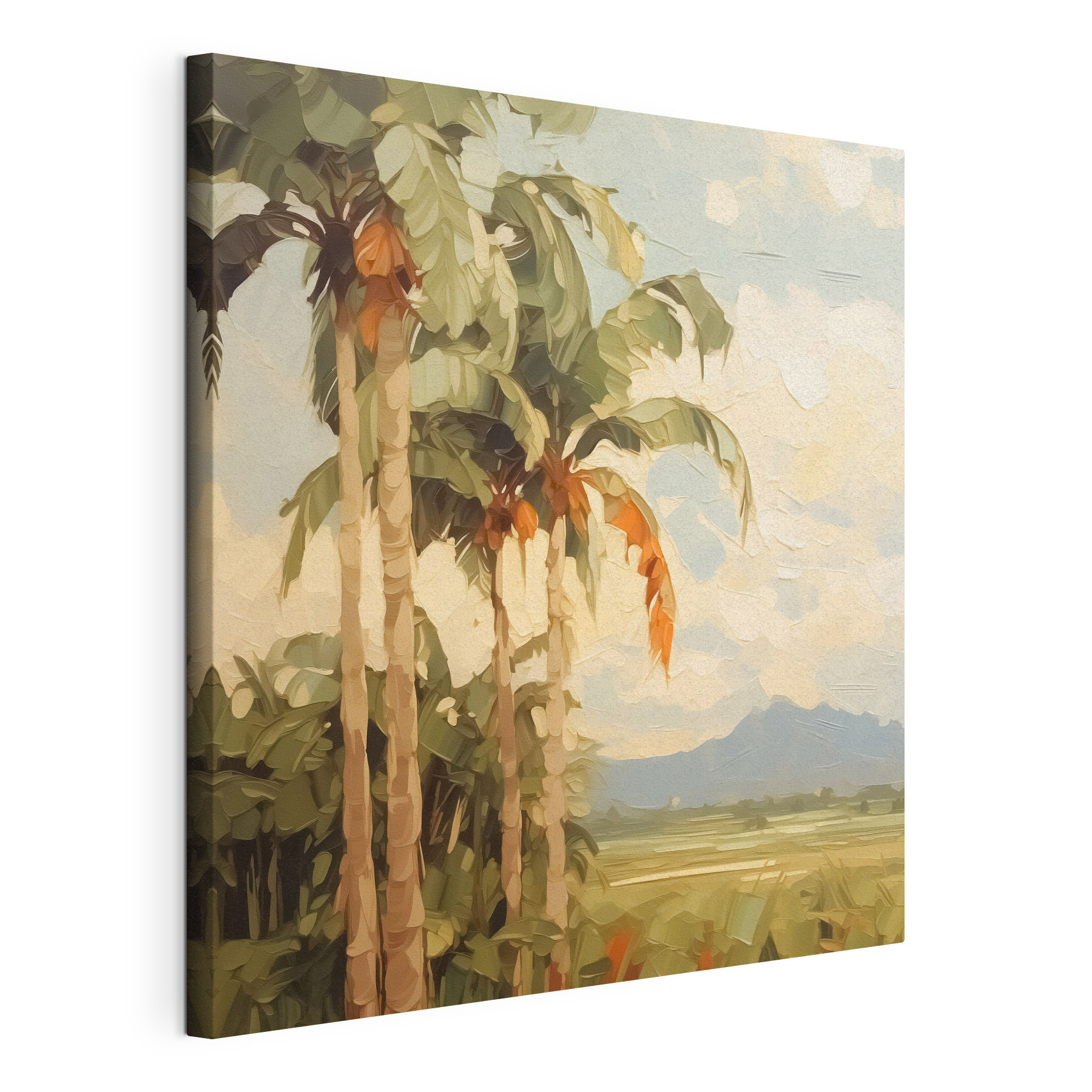 Painting of palm trees Painting of palm trees
