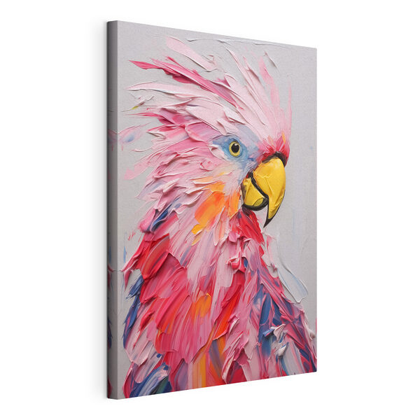 Schilderij van een vogel Canvas Schilderijen Schilderij van een vogel
