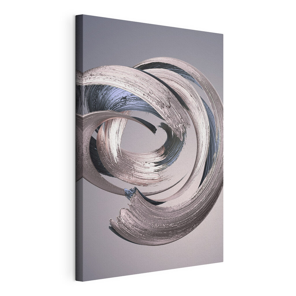 A close up of a swirl
