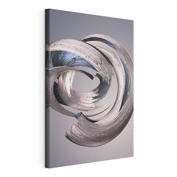 Een close-up van een werveling Canvas Schilderijen Een close-up van een werveling