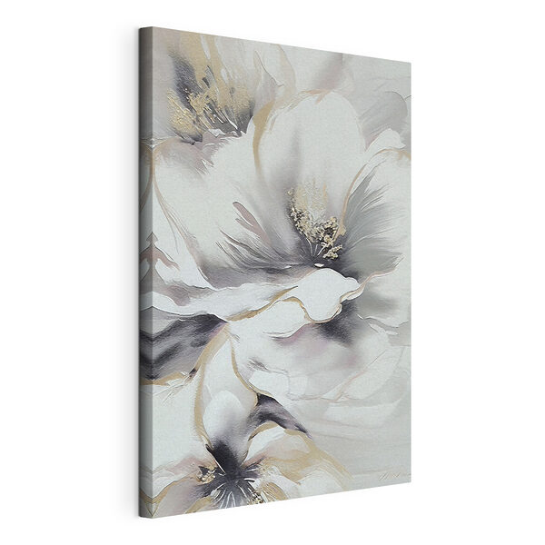 Canvas Schilderijen Een schilderij van een bloem