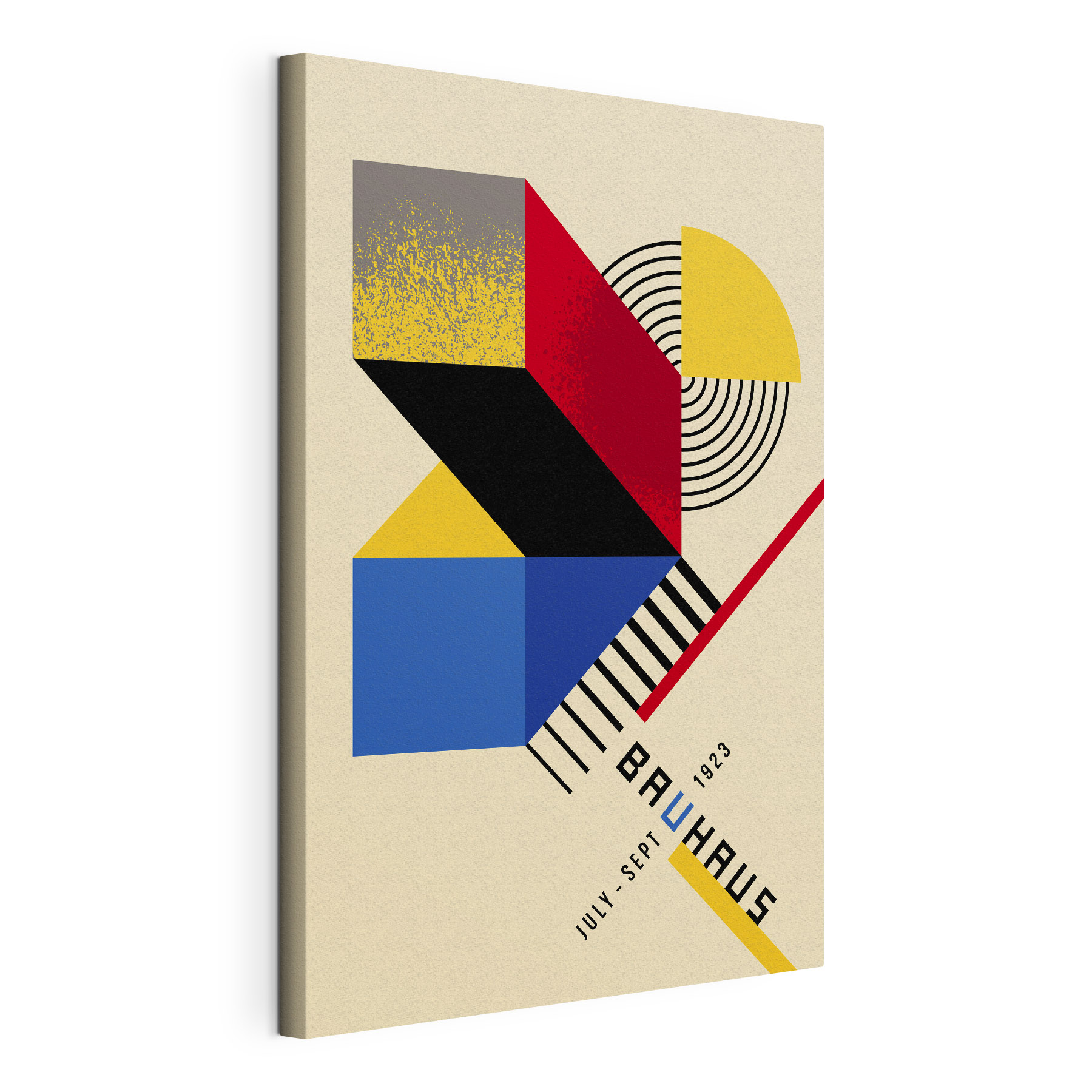 Colorful geometrical design with black and red and yellow Colorful geometrical design with black and red and yellow