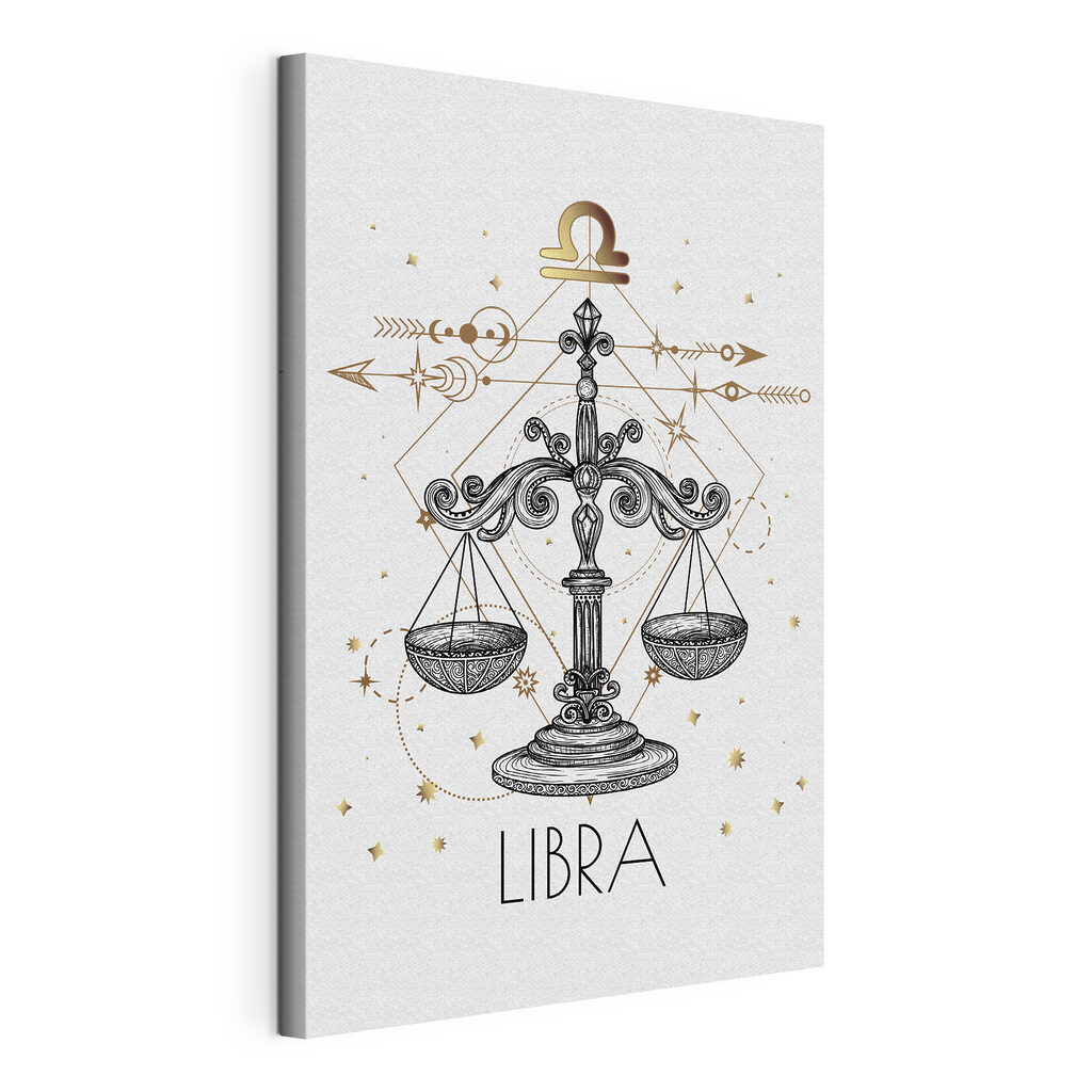 A drawing of a libra zodiac sign A drawing of a libra zodiac sign
