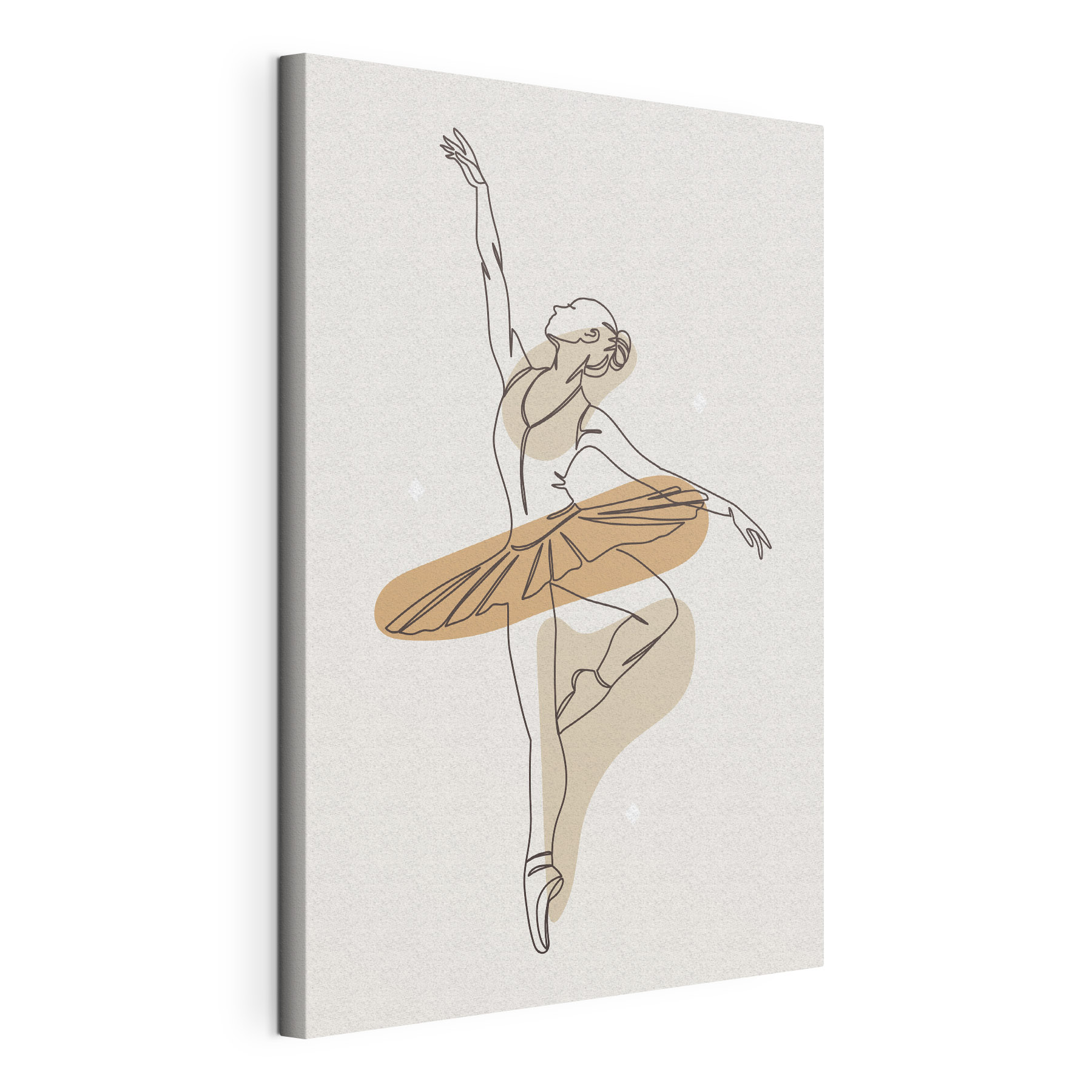 A drawing of a woman dancing