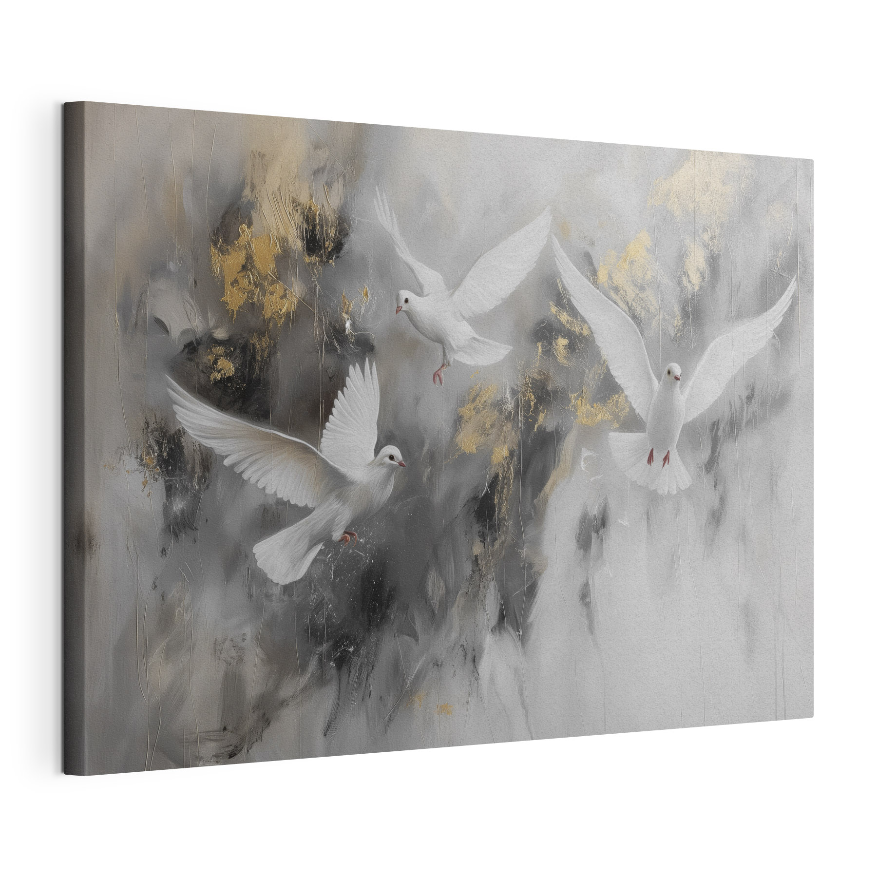 A group of white birds flying A group of white birds flying