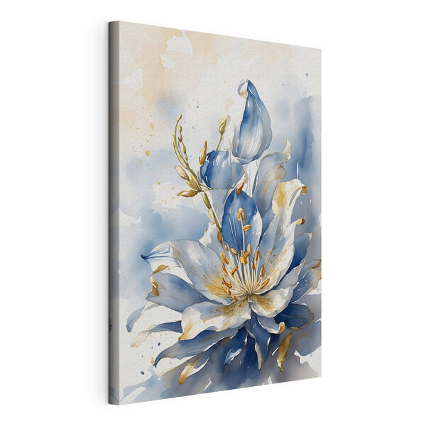 Aquarel van een bloem Canvas Schilderijen Aquarel van een bloem