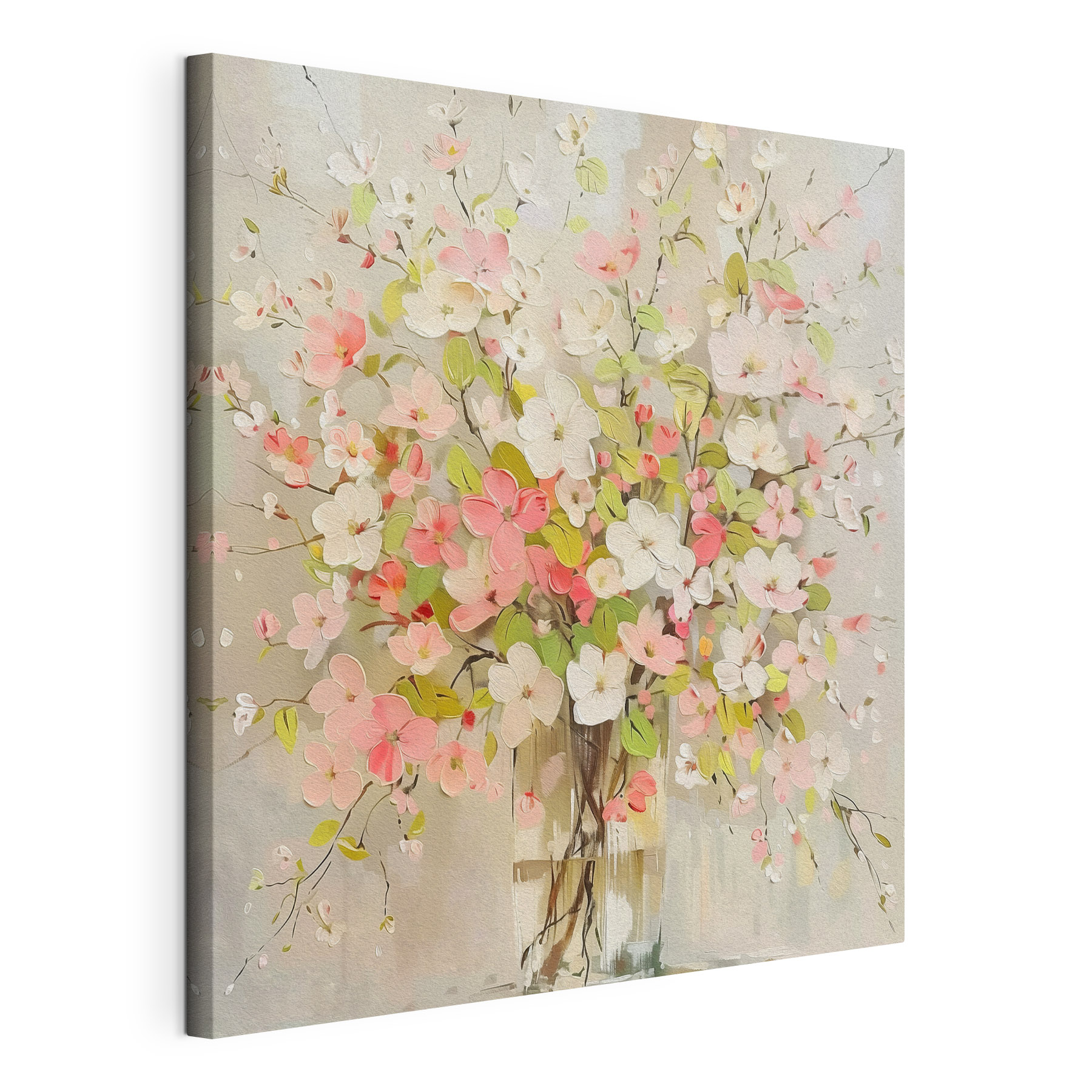 Painting of flowers in a vase