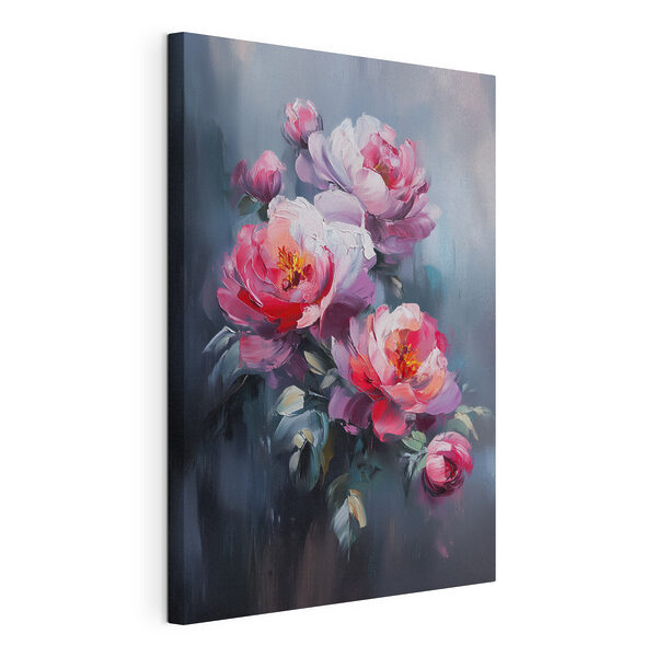 Painting of pink flowers Painting of pink flowers
