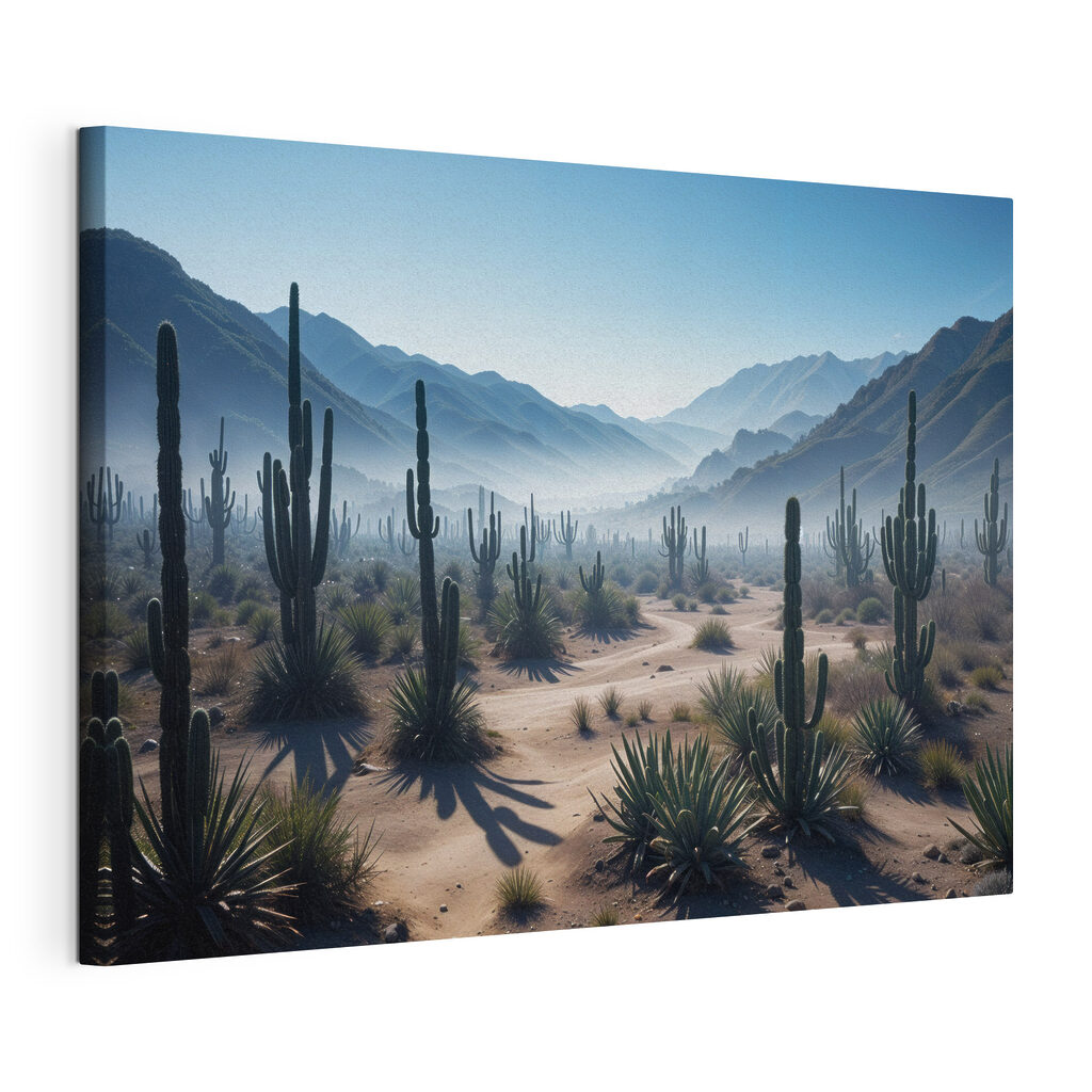 Cactus in a desert Cactus in a desert