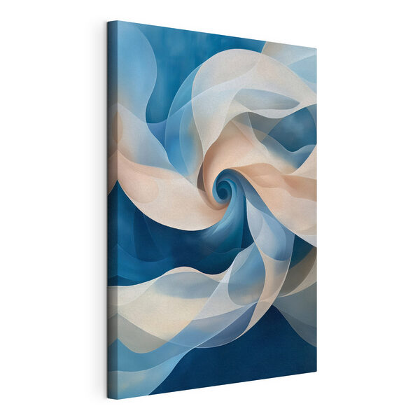 Blue and white swirly pattern Blue and white swirly pattern