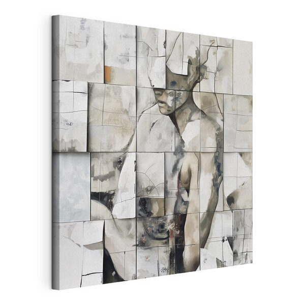 Schilderij van een vrouw Canvas Schilderijen Schilderij van een vrouw