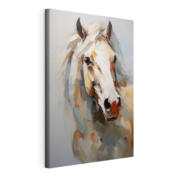Canvas Schilderijen Canvas Schilderijen Schilderij van een paard (Artikelnummer: s40686)
