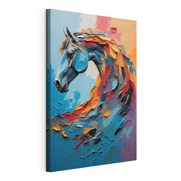 Canvas Schilderijen Schilderij van een paard (Artikelnummer: s40694) Canvas Schilderijen Canvas Schilderijen Schilderij van een paard (Artikelnummer: s40694)