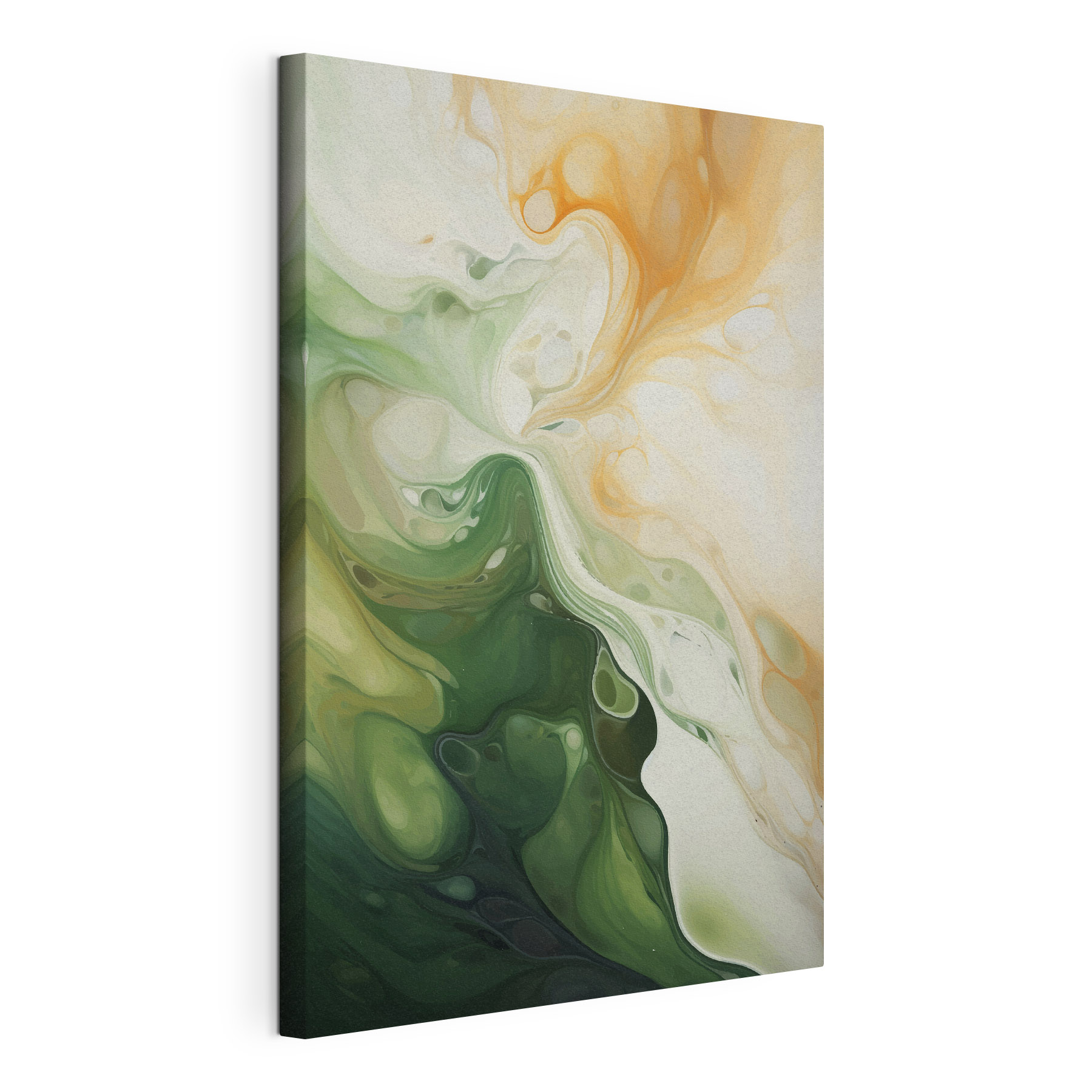 Flowing colors in harmonious dance Flowing colors in harmonious dance