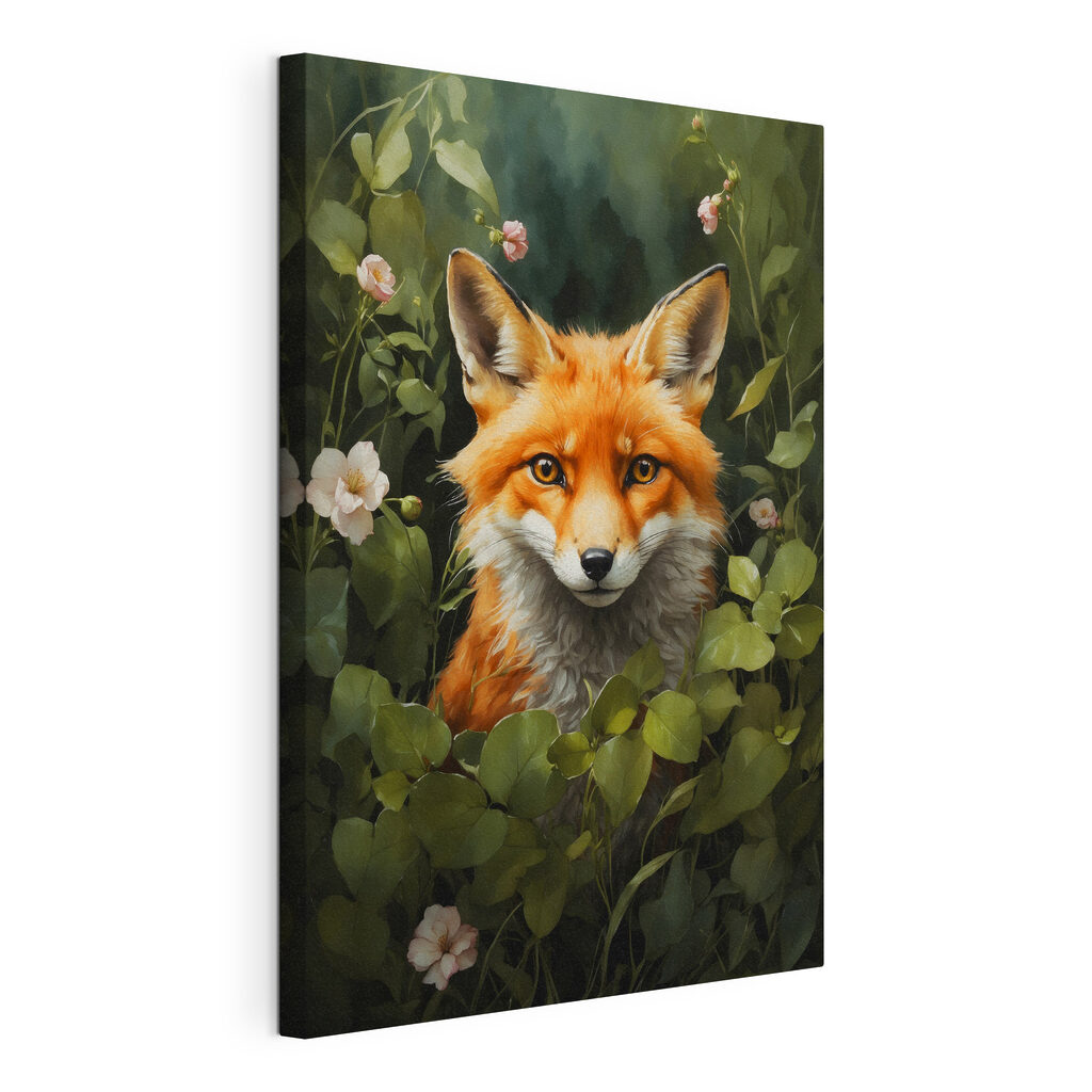 Fox in a bush Fox in a bush