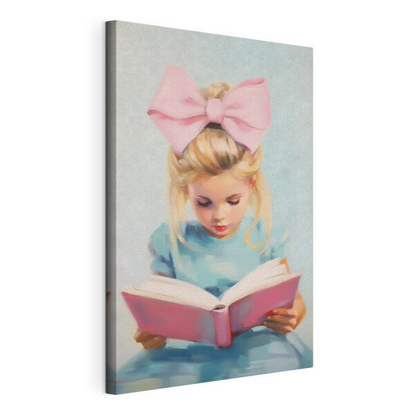 Canvas Schilderijen Meisje leest een boek (Artikelnummer: s41800) Canvas Schilderijen Canvas Schilderijen Meisje leest een boek (Artikelnummer: s41800)