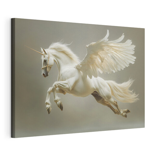 White horse with wings
