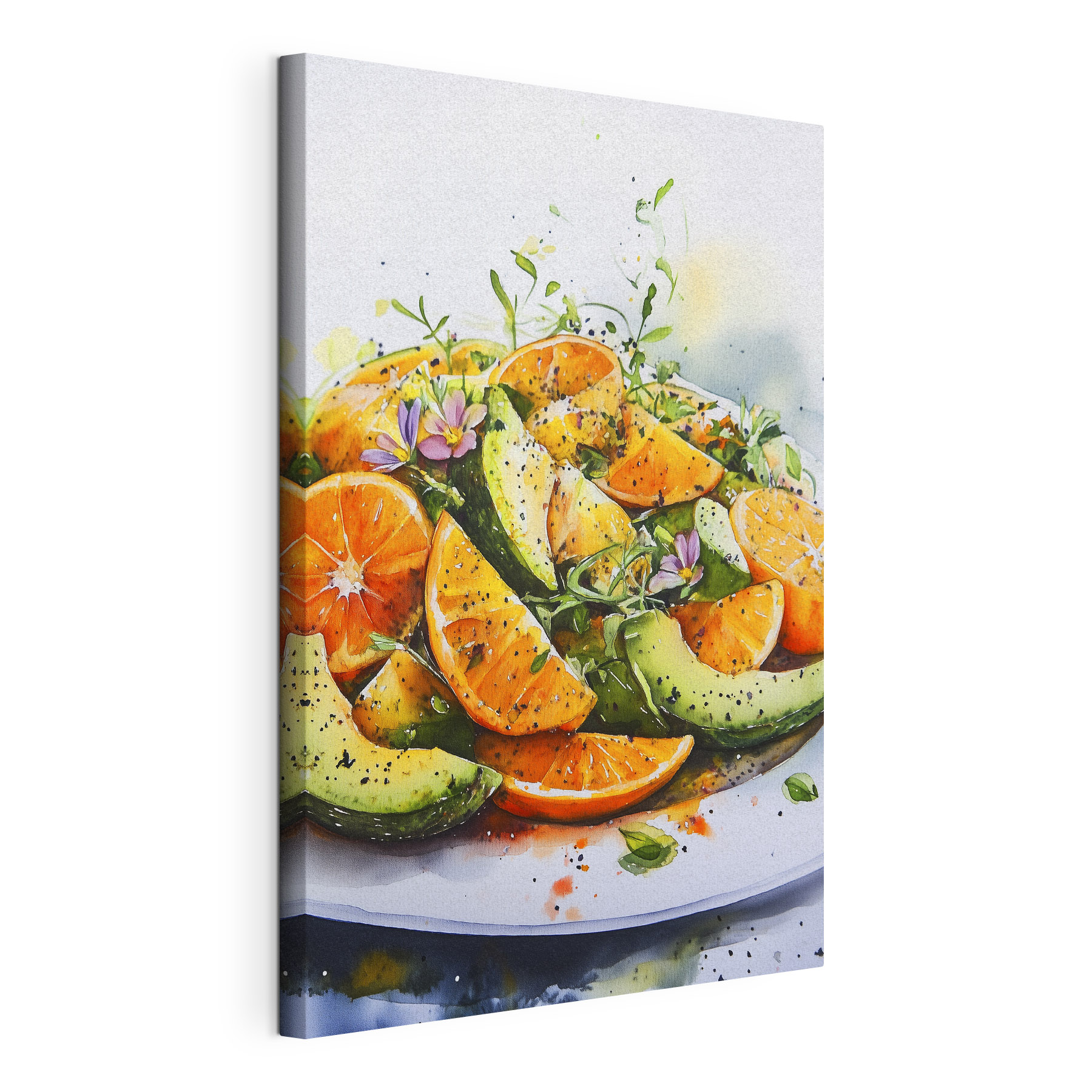 Plate of fruit and vegetables Plate of fruit and vegetables