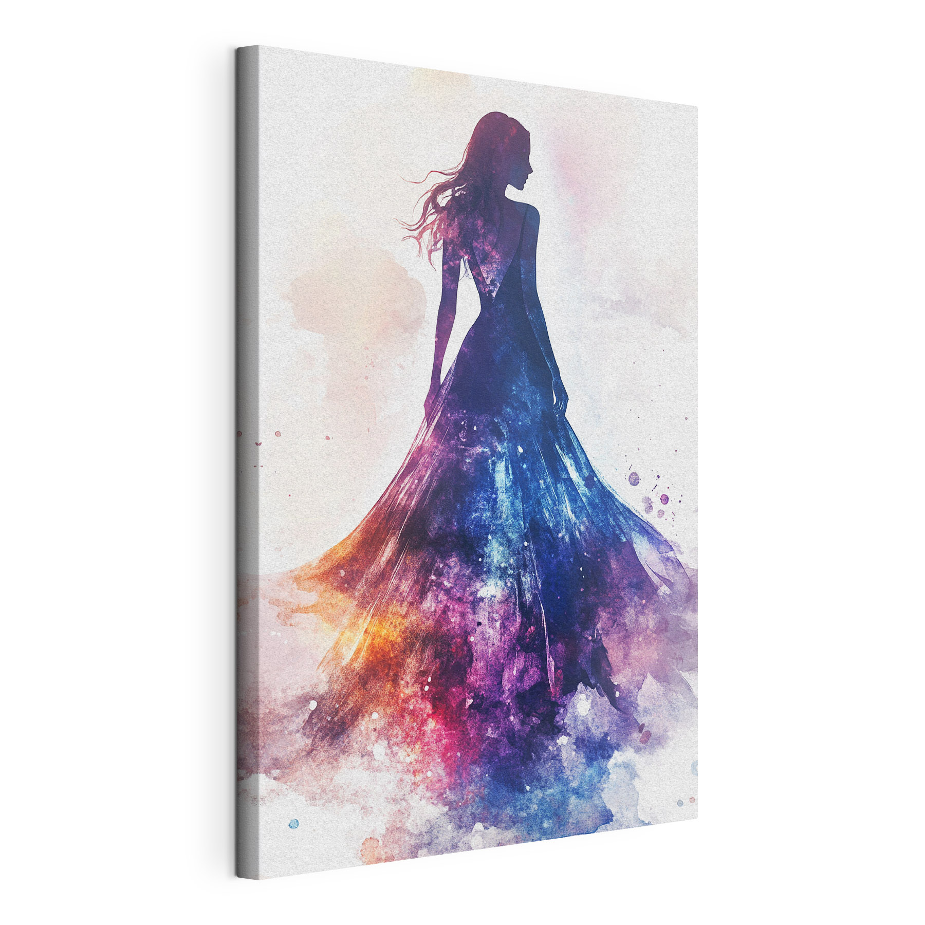 Woman in a dress