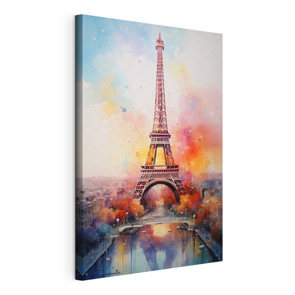 Schilderij van een toren Canvas Schilderijen Schilderij van een toren
