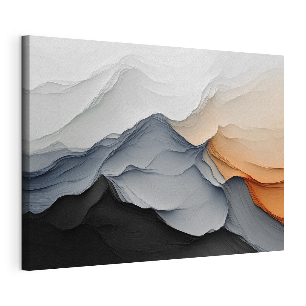 White and black mountains