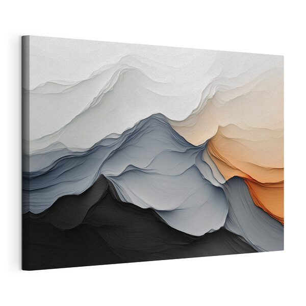 White and black mountains