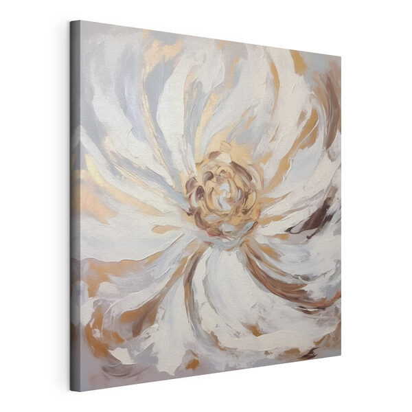 Schilderij van een bloem Canvas Schilderijen Schilderij van een bloem