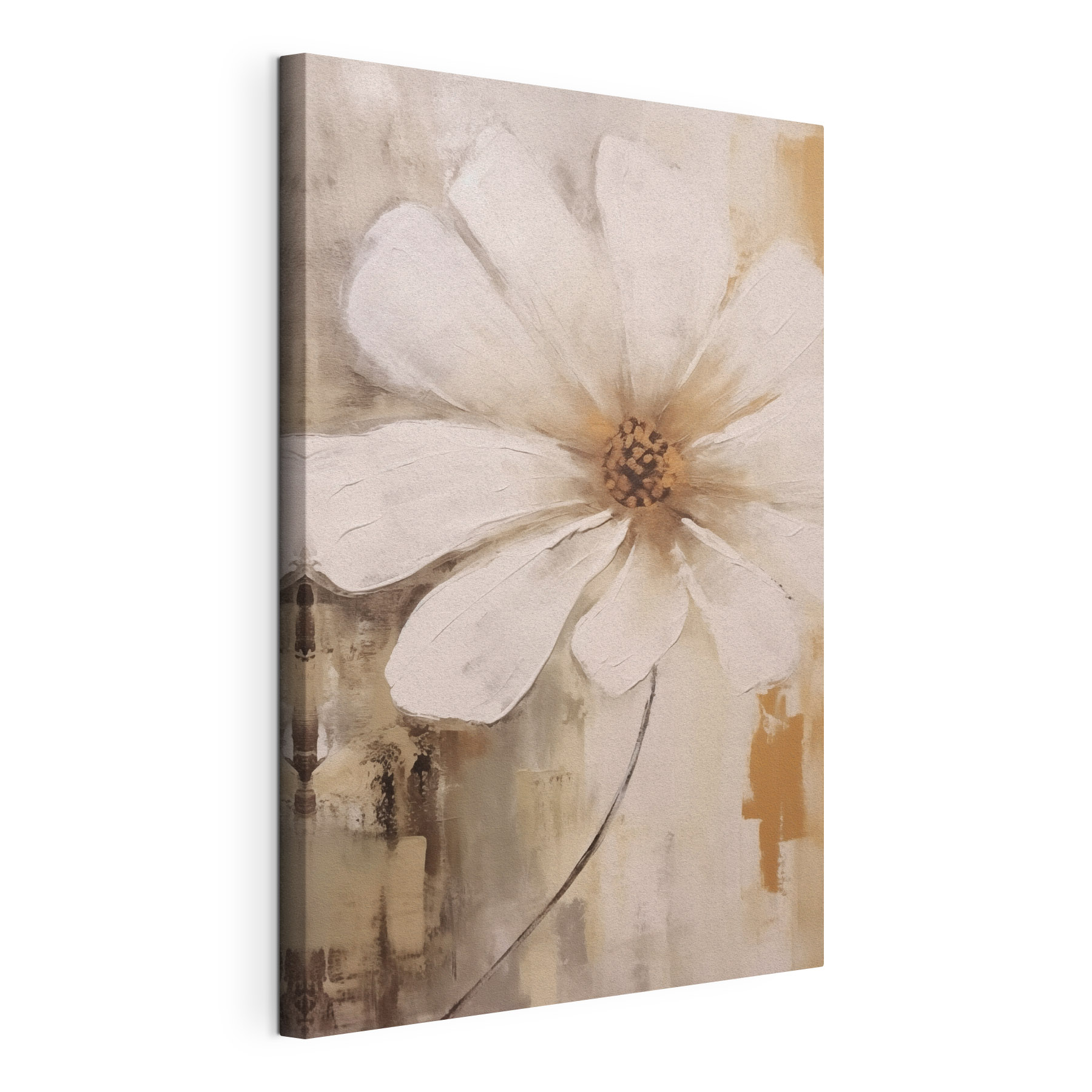 Painting of a white flower